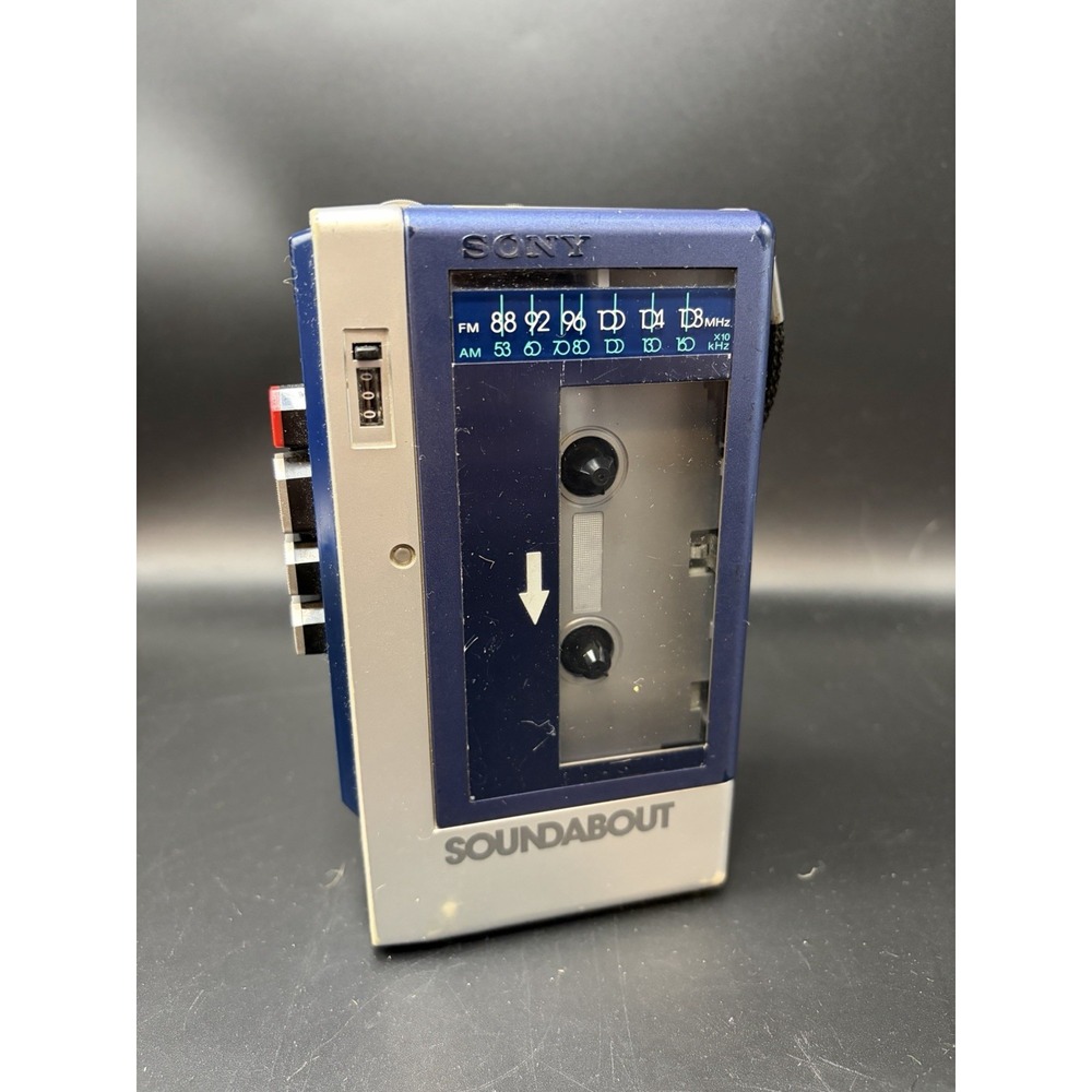 SONY Soundabout Cassette Radio Walkman WA-11/Radio Works/Cassette Not Working